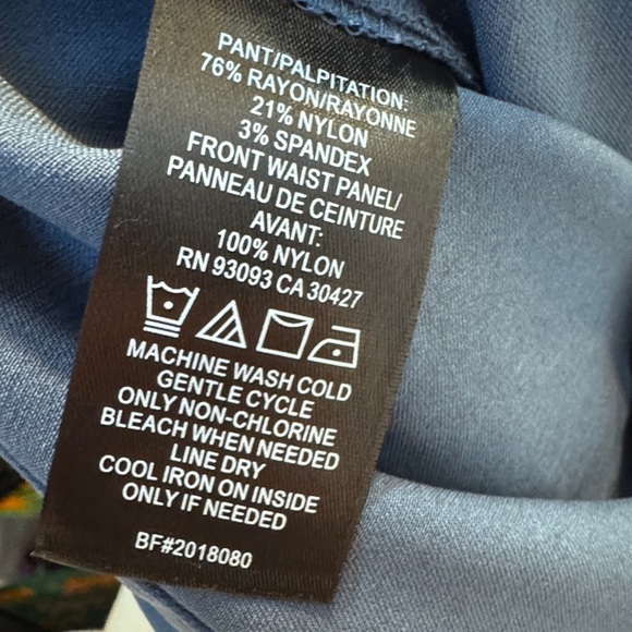 Nic+Zoe Wonderstretch Slim Pant slate blue color size 12 NWT - Picture 6 of 10